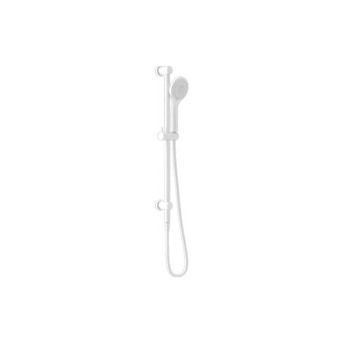 Mecca Shower Rail With Air Shower Matte White