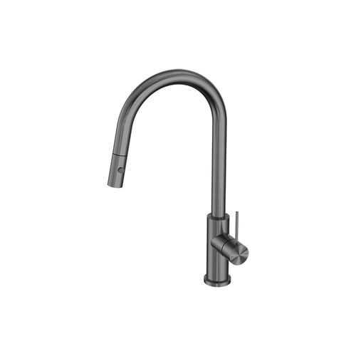Mecca Pull Out Sink Mixer With Vegie Spray Function Gun Metal
