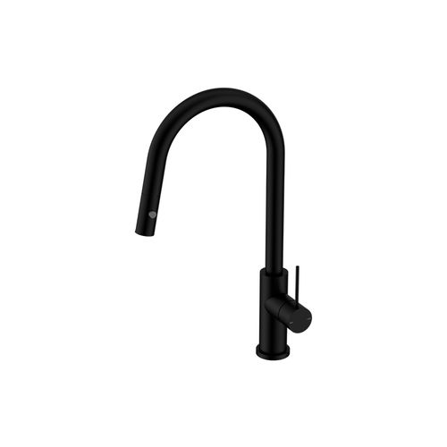 Mecca Pull Out Sink Mixer With Vegie Spray Function Matte Black