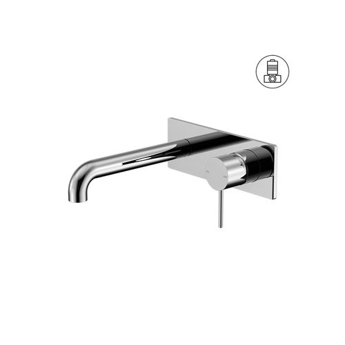 Mecca Wall Basin/Bath Mixer 260mm Chrome