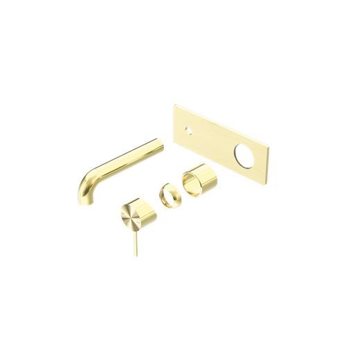 Mecca Wall Basin/Bath Mixer 230mm Trim Kits Only Brushed Gold