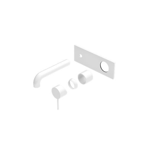 Mecca Wall Basin/Bath Mixer 120mm Trim Kits Only Matte White