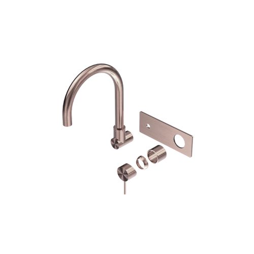 Mecca Wall Basin/Bath Mixer Swivel Spout Trim Kits Only Brushed Bronze