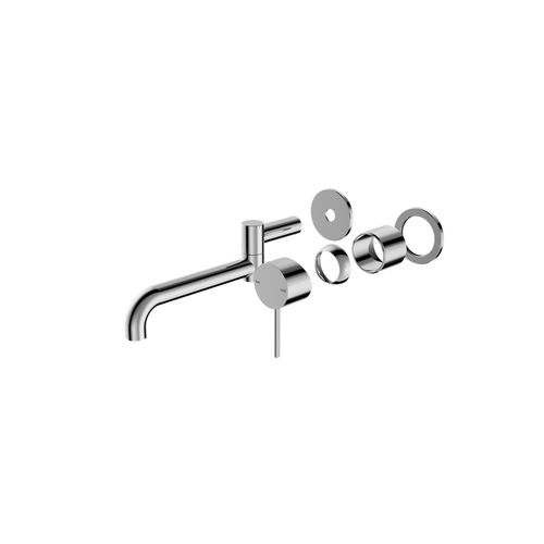 Mecca Wall Basin/Bath Mixer Swivel Spout 225mm Trim Kits Only Chrome