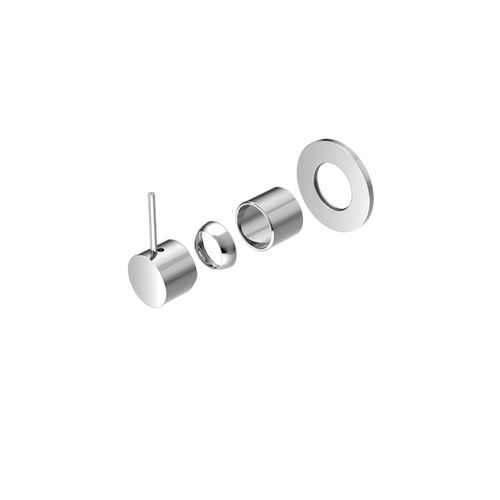 Mecca Shower Mixer Handle Up 80mm Plate Trim Kits Only Chrome
