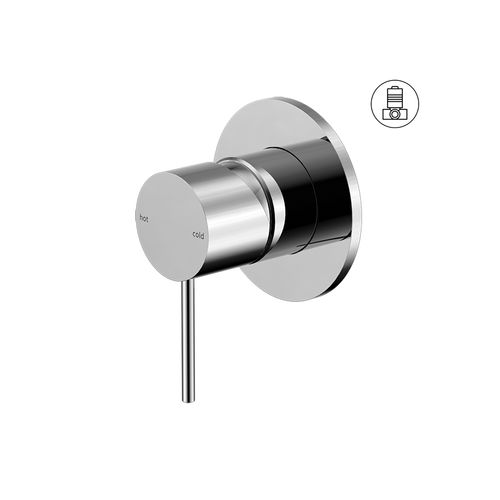 Mecca Shower Mixer 80mm Plate Chrome