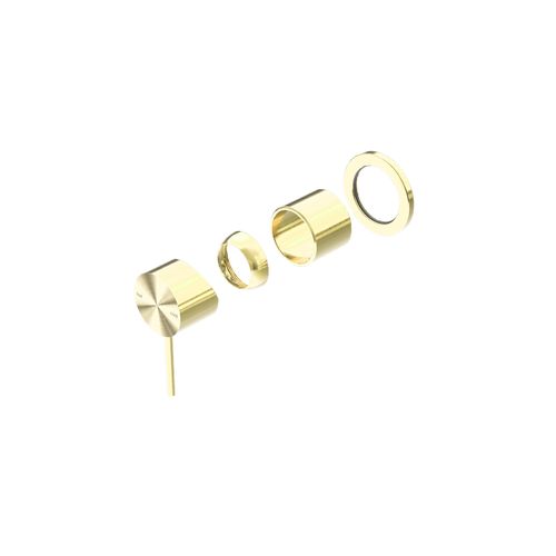 Mecca Shower Mixer 60mm Plate Trim Kits Only Brushed Gold