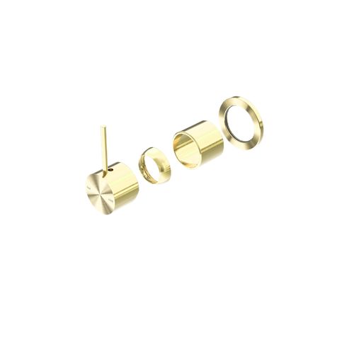 Mecca Shower Mixer 60mm Handle Up Plate Trim Kits Only Brushed Gold