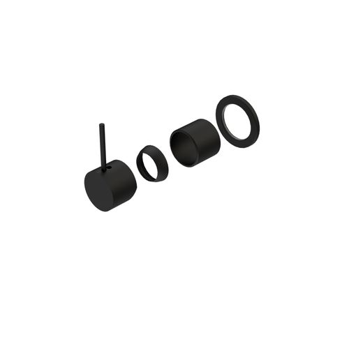 Mecca Shower Mixer 60mm Handle Up Plate Trim Kits Only Matte Black