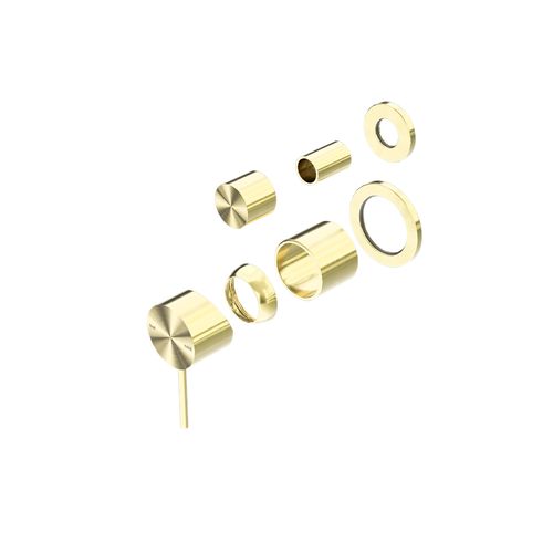Mecca Shower Mixer With Divertor Separate Back Plate Trim Kits Only Brushed Gold