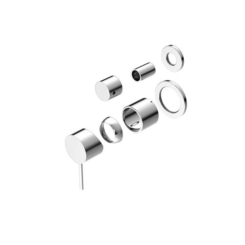 Mecca Shower Mixer With Divertor Separate Back Plate Trim Kits Only Chrome