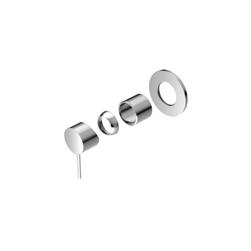Mecca Shower Mixer 80mm Plate Trim Kits Only Chrome