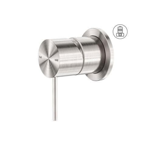 Mecca Shower Mixer 60mm Plate Brushed Nickel