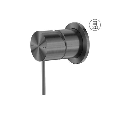 Mecca Shower Mixer 60mm Plate Gun Metal