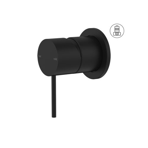 Mecca Shower Mixer 60mm Plate Matte Black