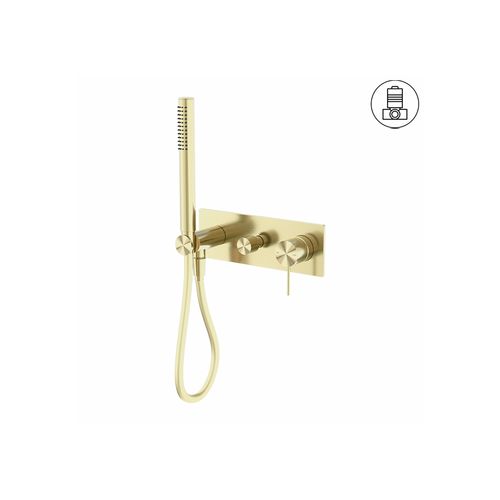Mecca Shower Mixer Divertor System Brushed Gold