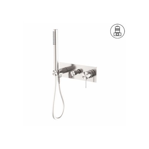 Mecca Shower Mixer Divertor System Brushed Nickel