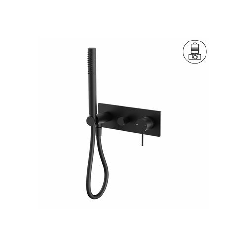 Mecca Shower Mixer Divertor System Matte Black