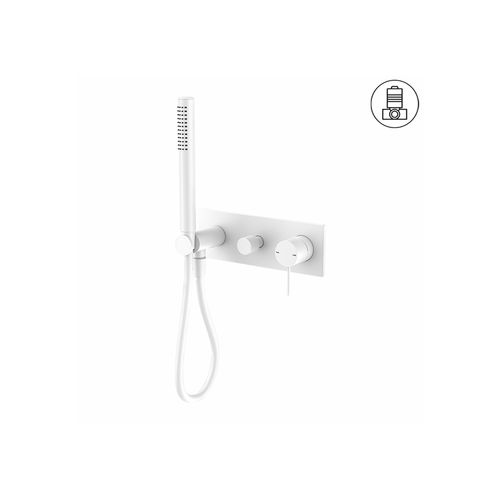 Mecca Shower Mixer Divertor System Matte White