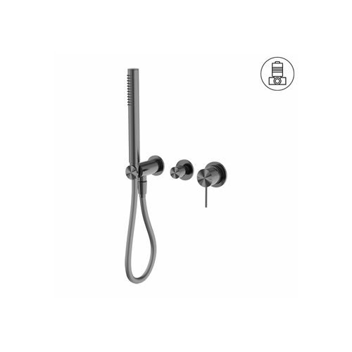 Mecca Shower Mixer Divertor System Separate Back Plate Gun Metal