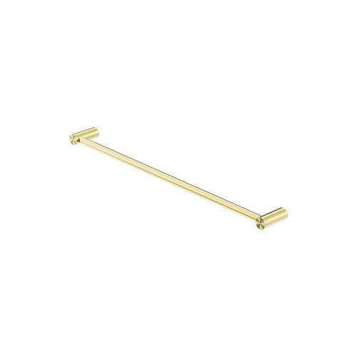 New Mecca Single Towel Rail 600mm Brushed Gold