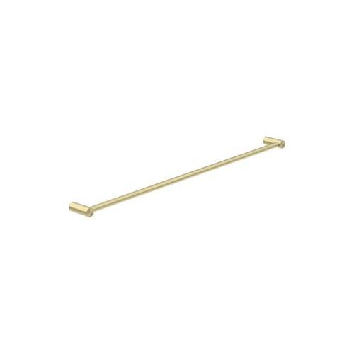 New Mecca Single Towel Rail 800mm Brushed Gold