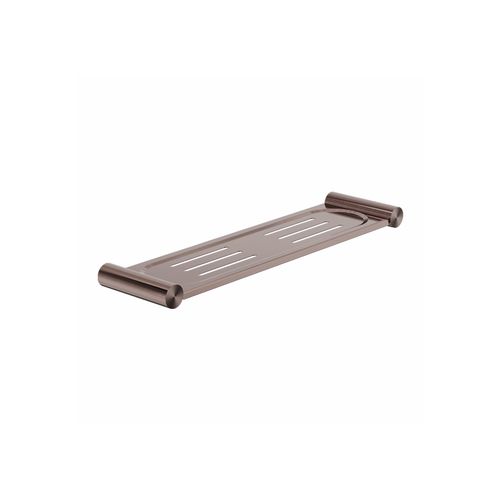 New Mecca Metal Shower Shelf Brushed Bronze
