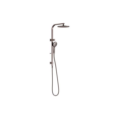 Bianca Twin Shower | Brushed Bronze