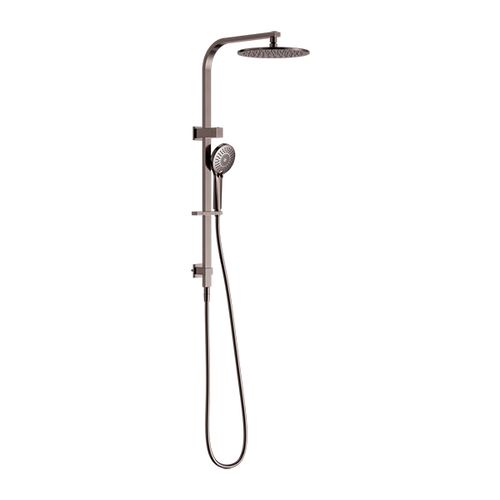 Bianca Twin Shower | Brushed Bronze