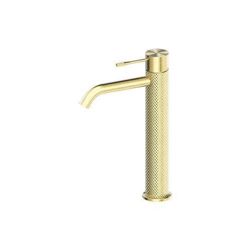 Opal Tall Basin Mixer Brushed Gold