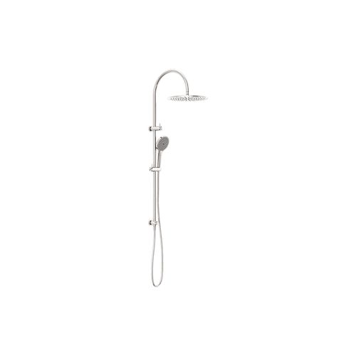 Opal Twin Shower With Air Shower II Brushed Nickel