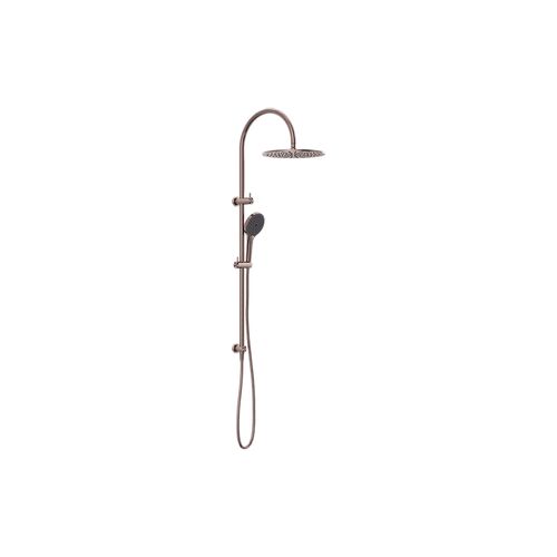 Opal Twin Shower With Air Shower II Brushed Bronze