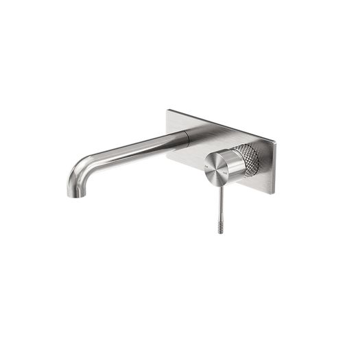 Opal Wall Basin/Bath Mixer 160mm Brushed Nickel
