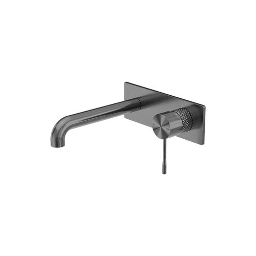 Opal Wall Basin/Bath Mixer 160mm Graphite