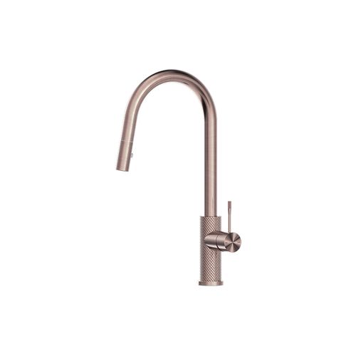 Opal Pull Out Sink Mixer With Vegie Spray Function Brushed Bronze