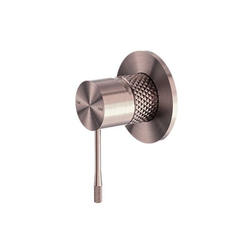 Opal Shower Mixer 80mm Plate Brushed Bronze