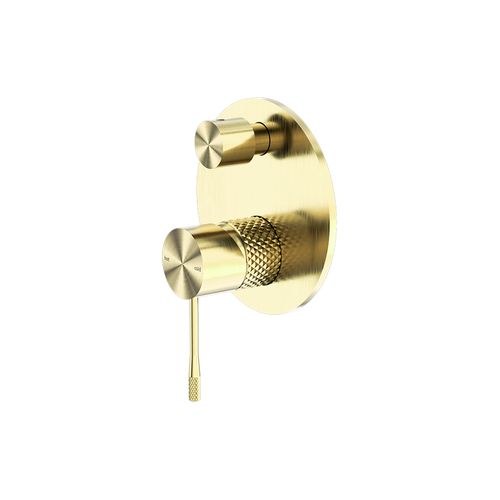 Opal Shower Mixer With Divertor Brushed Gold