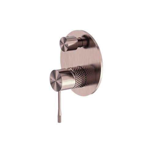 Opal Shower Mixer With Divertor Brushed Bronze