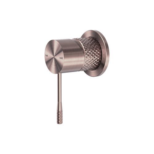 Opal Shower Mixer 60mm Plate Brushed Bronze