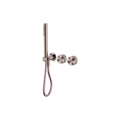 Opal Shower System Separate Plate Brushed Bronze