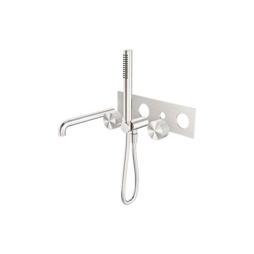 Opal Shower System With Spout 250mm Kit Brushed Nickel