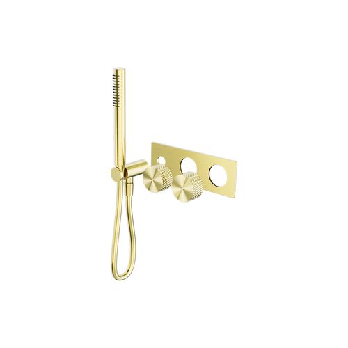 Opal Shower System Kit Brushed Gold