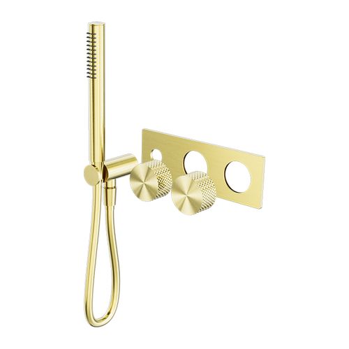 Opal Shower System Kit Brushed Gold
