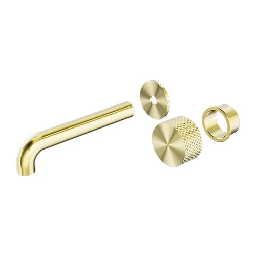 Opal Wall Basin/Bath Set 160mm Kit Brushed Gold