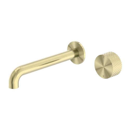Opal Wall Basin/Bath Set 260mm Brushed Gold