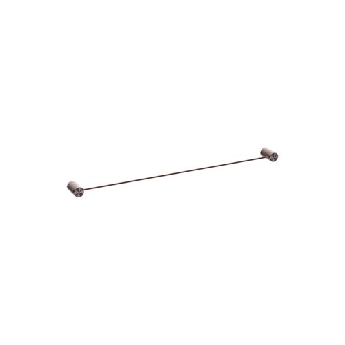 Opal Single Towel Rail 800mm Brushed Bronze