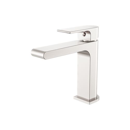Bianca Basin Mixer Straight Spout | Brushed Nickel