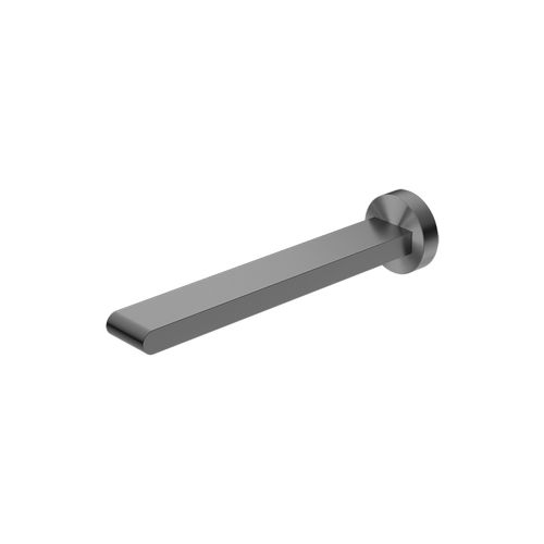 Bianca Fixed Bath Spout 240mm | Gun Metal