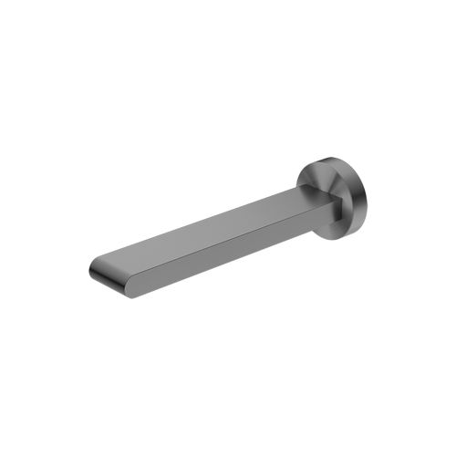 Bianca Fixed Bath Spout 200mm | Gun Metal