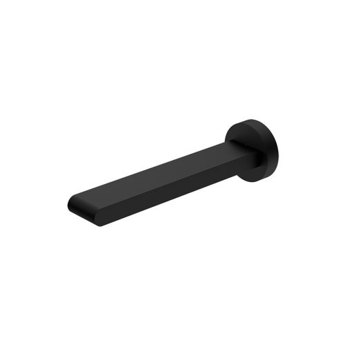 Bianca Fixed Bath Spout 200mm | Matte Black